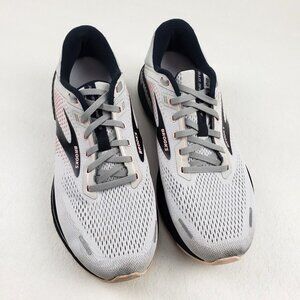 Brooks Adrenaline GTS 22 Sneaker Womens 11 Gray Lace Up Mesh Running Walk Shoe